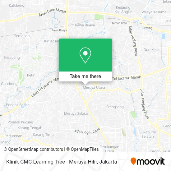 Klinik CMC Learning Tree - Meruya Hilir map