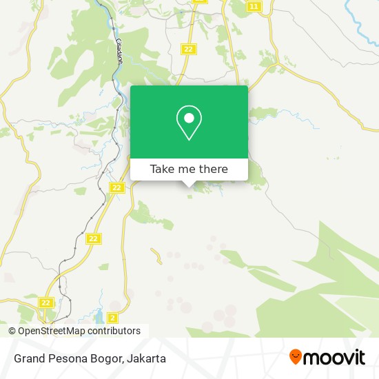 Grand Pesona Bogor map