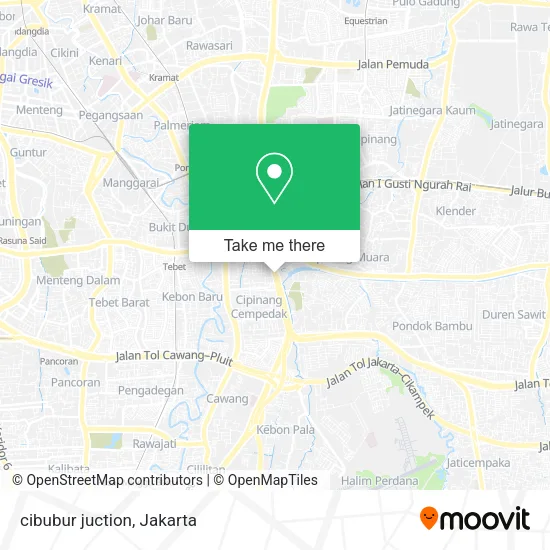 cibubur juction map