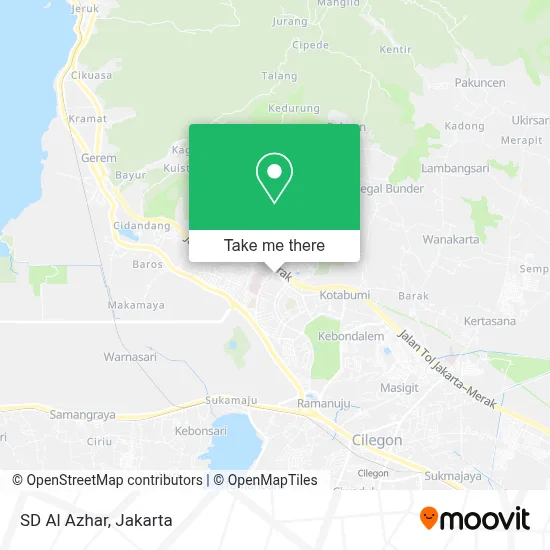 SD Al Azhar map