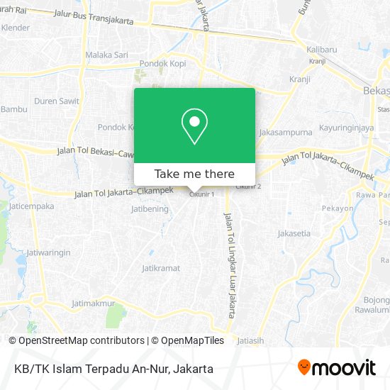 KB/TK Islam Terpadu An-Nur map