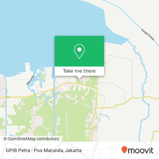 GPIB Petra - Pos Marunda map