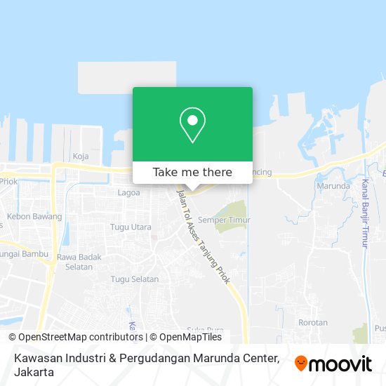 Kawasan Industri & Pergudangan Marunda Center map