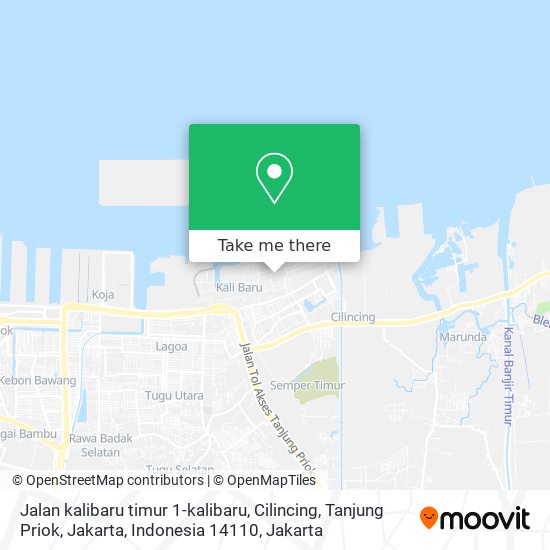 Jalan kalibaru timur 1-kalibaru, Cilincing, Tanjung Priok, Jakarta, Indonesia 14110 map
