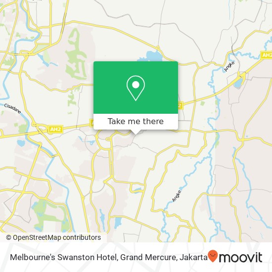 Melbourne's Swanston Hotel, Grand Mercure map