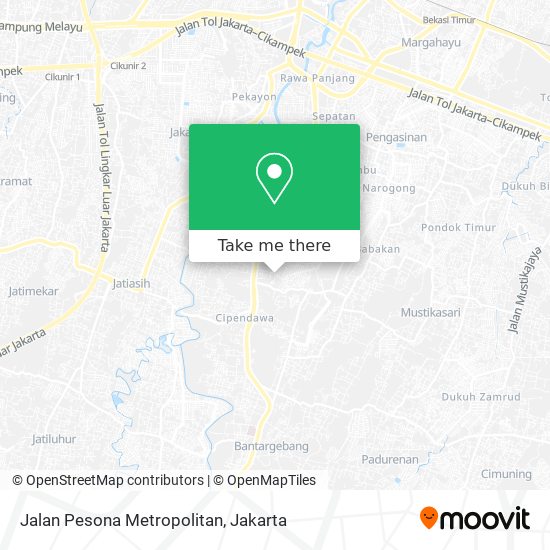 Jalan Pesona Metropolitan map