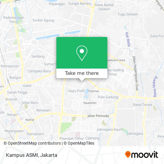 Kampus ASMI map