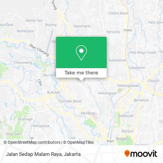 Jalan Sedap Malam Raya map