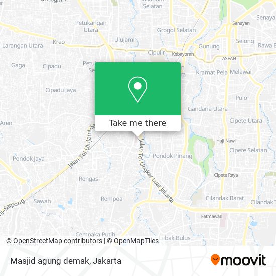 Masjid agung demak map