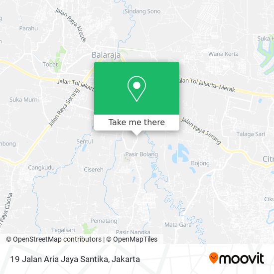 19 Jalan Aria Jaya Santika map