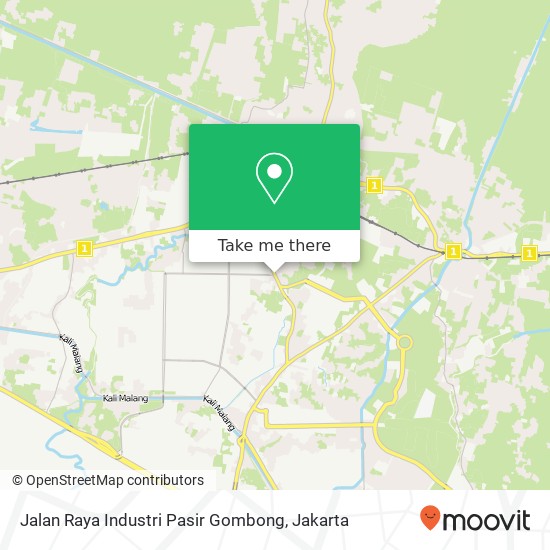 Jalan Raya Industri Pasir Gombong map