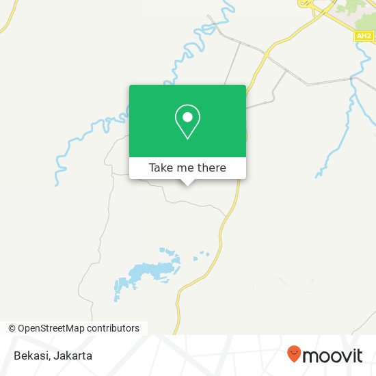 Bekasi map