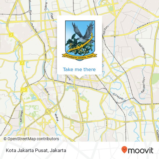 Kota Jakarta Pusat map