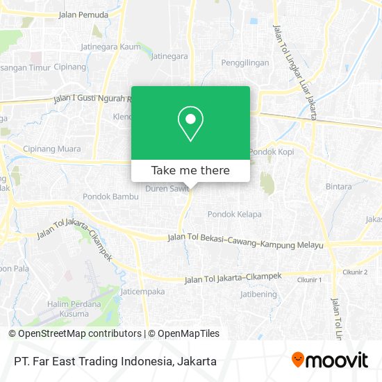 PT. Far East Trading Indonesia map