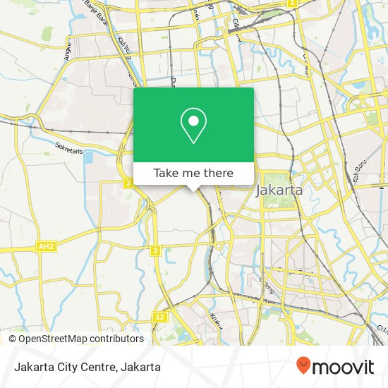 Jakarta City Centre map