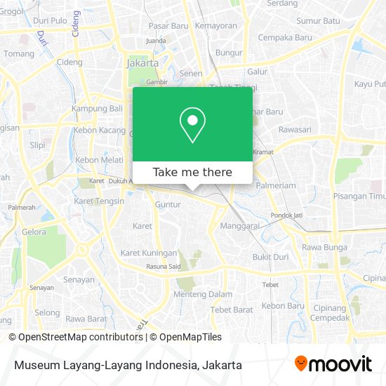 Museum Layang-Layang Indonesia map