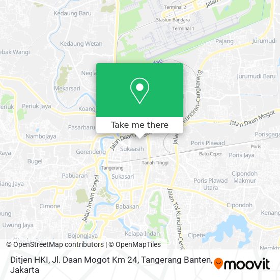 Ditjen HKI, Jl. Daan Mogot Km 24, Tangerang Banten map