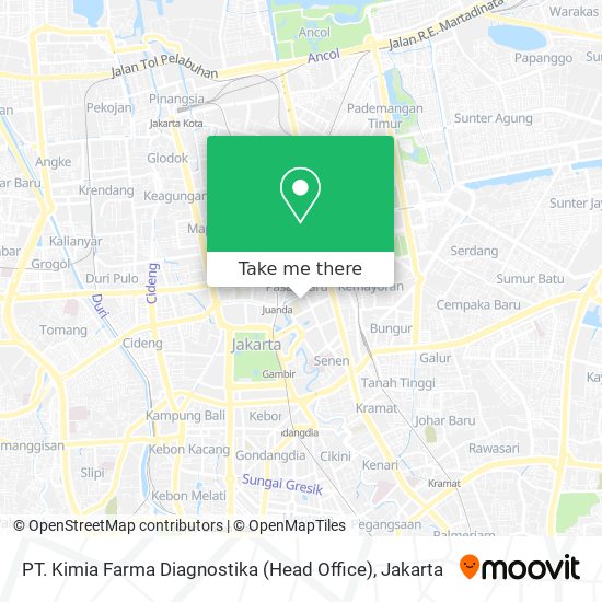 PT. Kimia Farma Diagnostika (Head Office) map