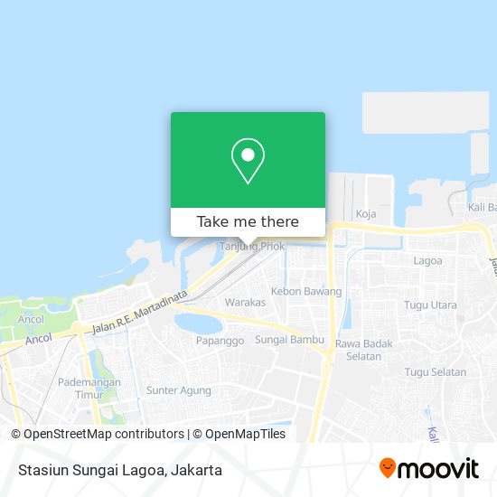 Stasiun Sungai Lagoa map