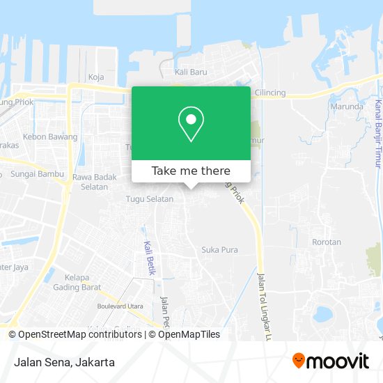 Jalan Sena map