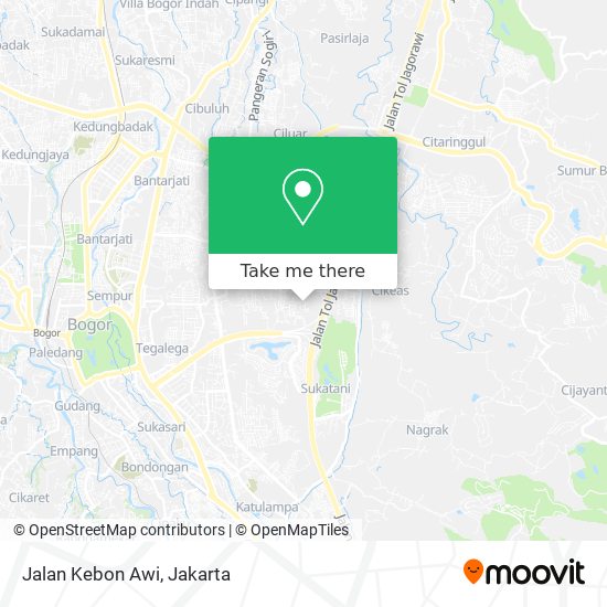 Jalan Kebon Awi map