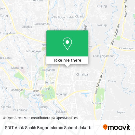 SDIT Anak Shalih Bogor Islamic School map