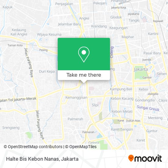Halte Bis Kebon Nanas map