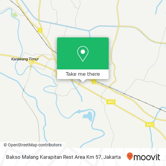 Bakso Malang Karapitan Rest Area Km 57 map