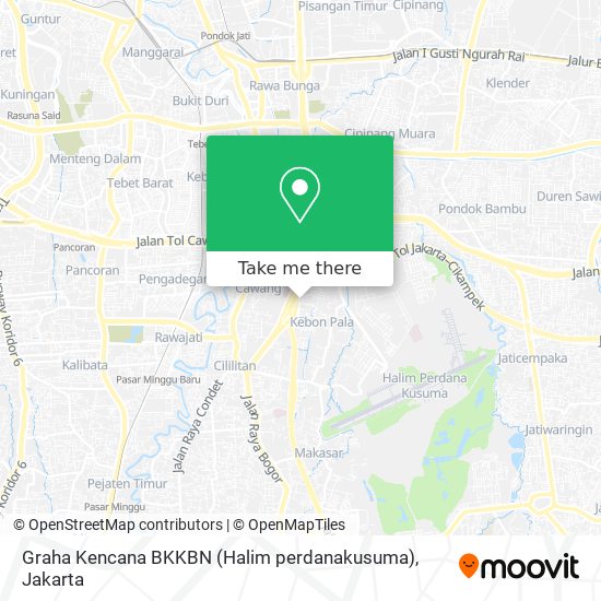 Graha Kencana BKKBN (Halim perdanakusuma) map