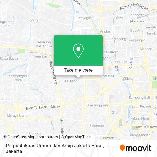 Perpustakaan Umum dan Arsip Jakarta Barat map