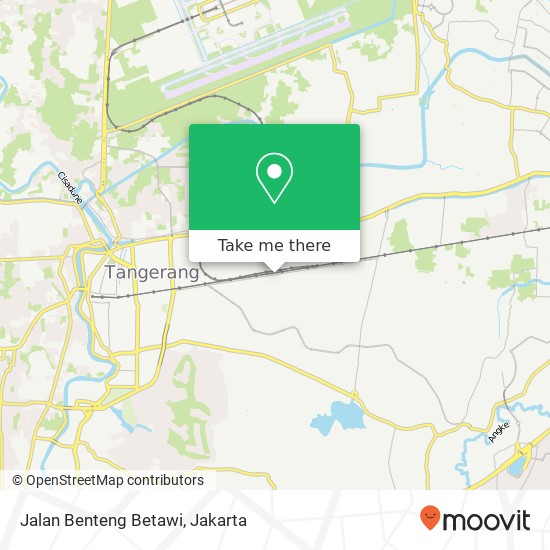 Jalan Benteng Betawi map