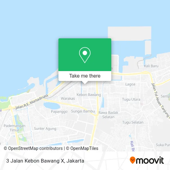 3 Jalan Kebon Bawang X map