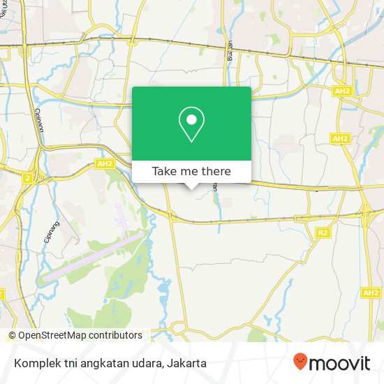 Komplek tni angkatan udara map