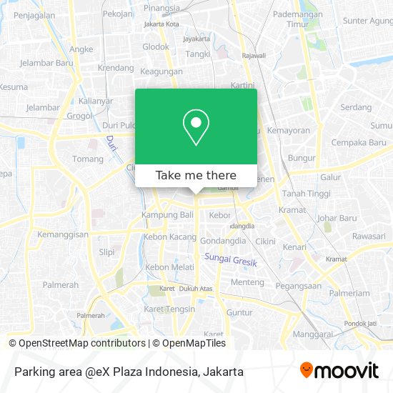 Parking area @eX Plaza Indonesia map