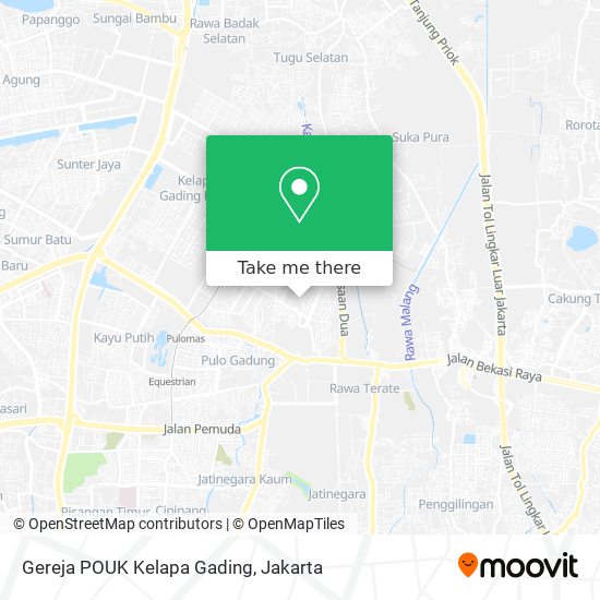 Gereja POUK Kelapa Gading map