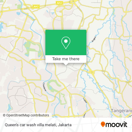 Queen's car wash villa melati map