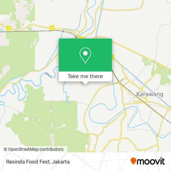 Resinda Food Fest map