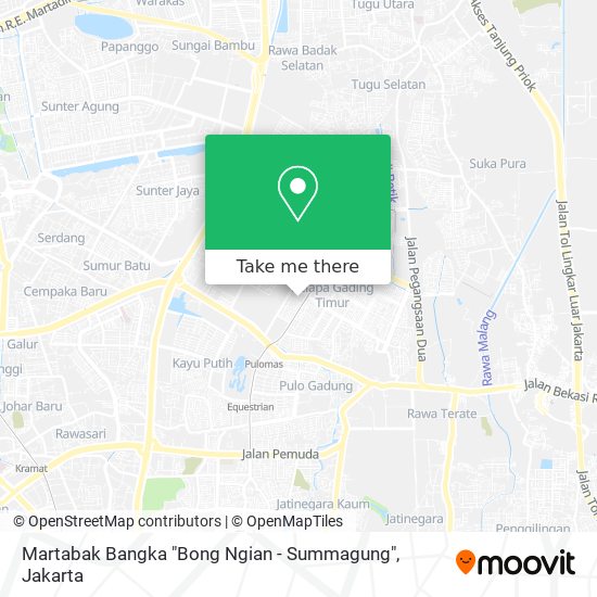 Martabak Bangka "Bong Ngian - Summagung" map