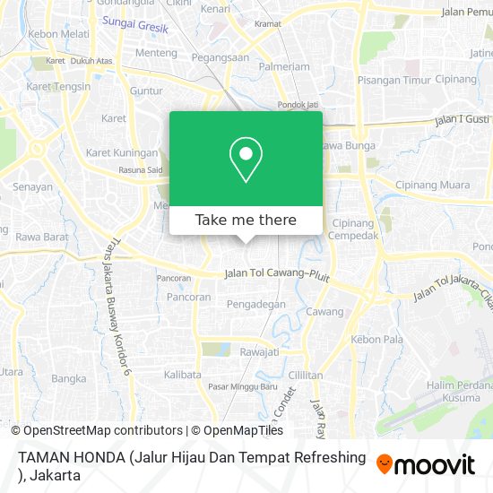 TAMAN HONDA (Jalur Hijau Dan Tempat Refreshing ) map