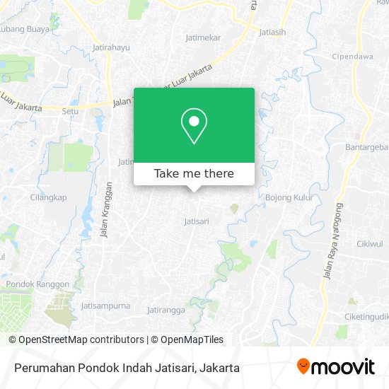 Perumahan Pondok Indah Jatisari map