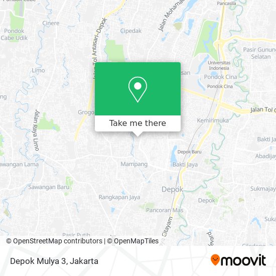 Depok Mulya 3 map