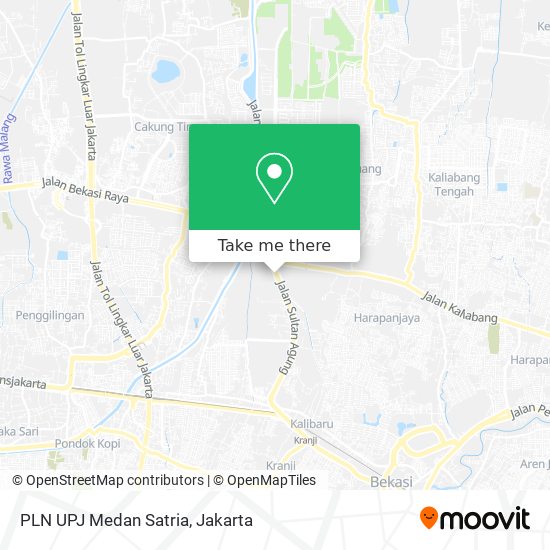 PLN UPJ Medan Satria map