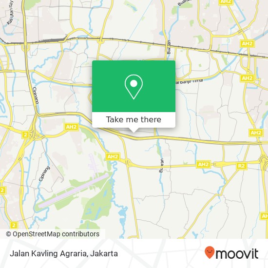 Jalan Kavling Agraria map