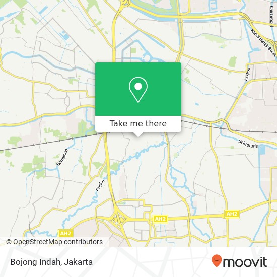 Bojong Indah map