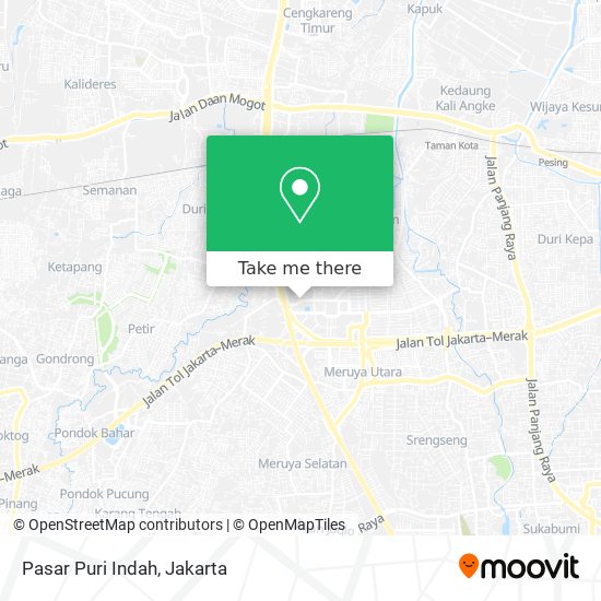 Pasar Puri Indah map