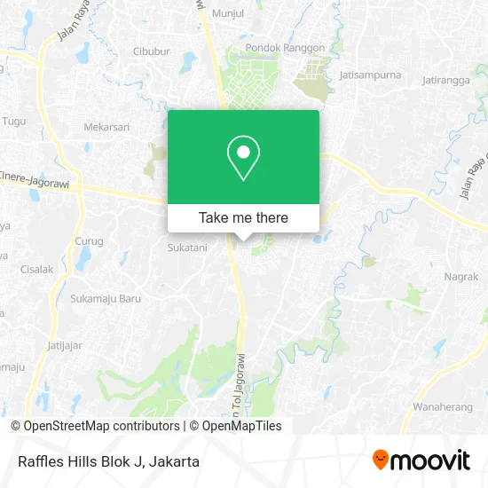 Raffles Hills Blok J map