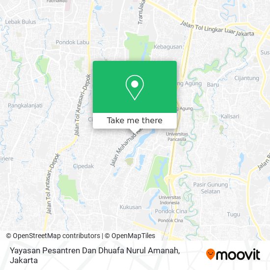 Yayasan Pesantren Dan Dhuafa Nurul Amanah map