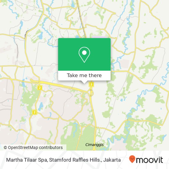 Martha Tilaar Spa, Stamford Raffles Hills. map