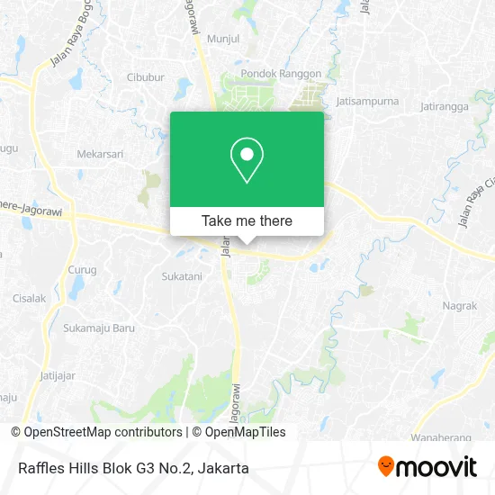 Raffles Hills Blok G3 No.2 map