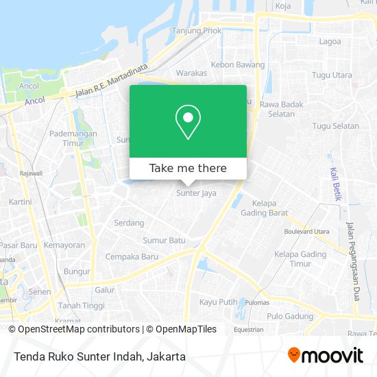 Tenda Ruko Sunter Indah map